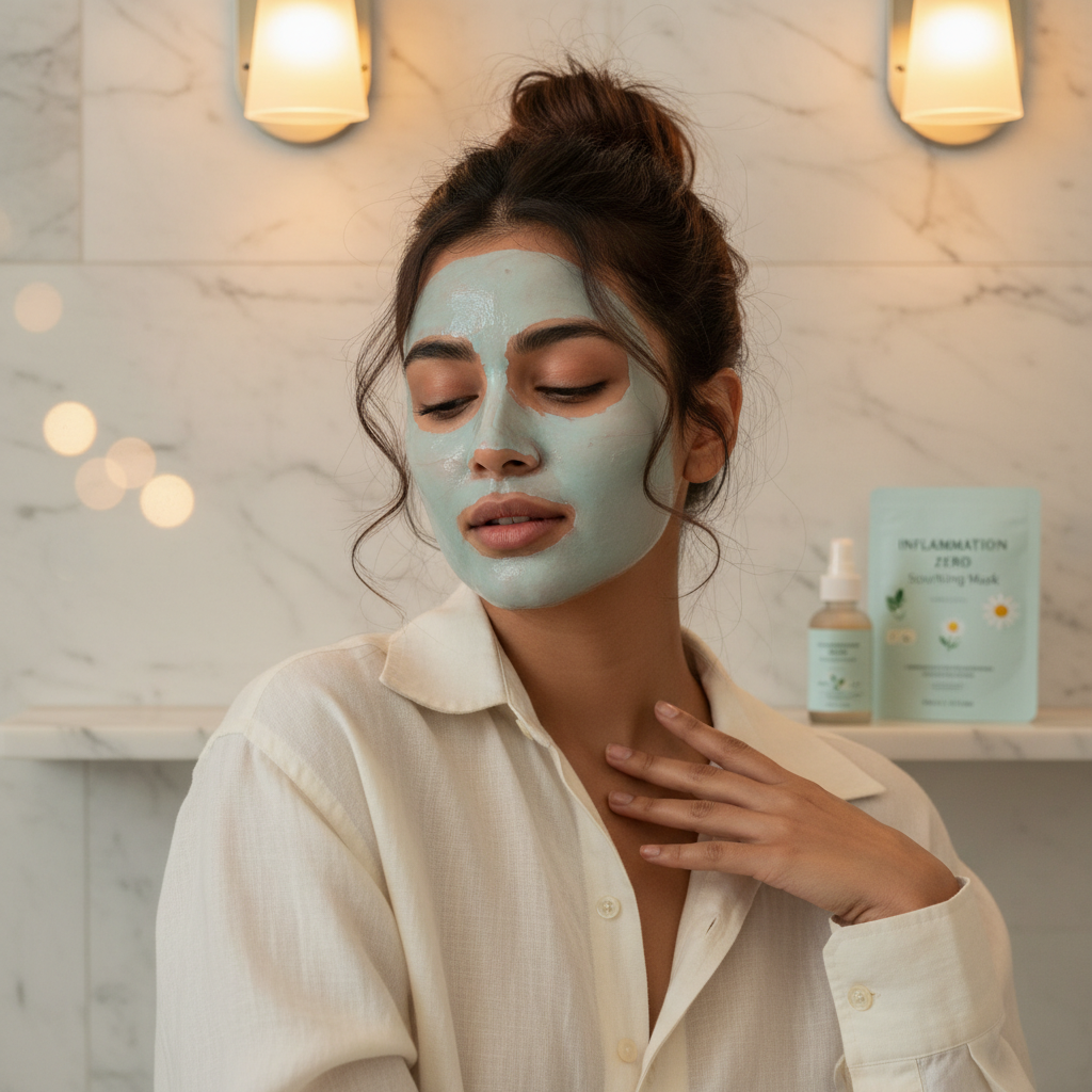 Inflammation Zero Soothing Mask – Petal Calm